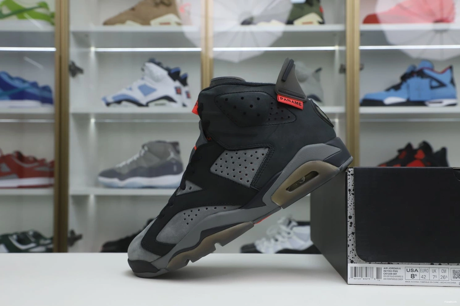 AIR SAINT-GERMAIN RETRO PARIS X 'IRON JORDAN GREY' 6 0218